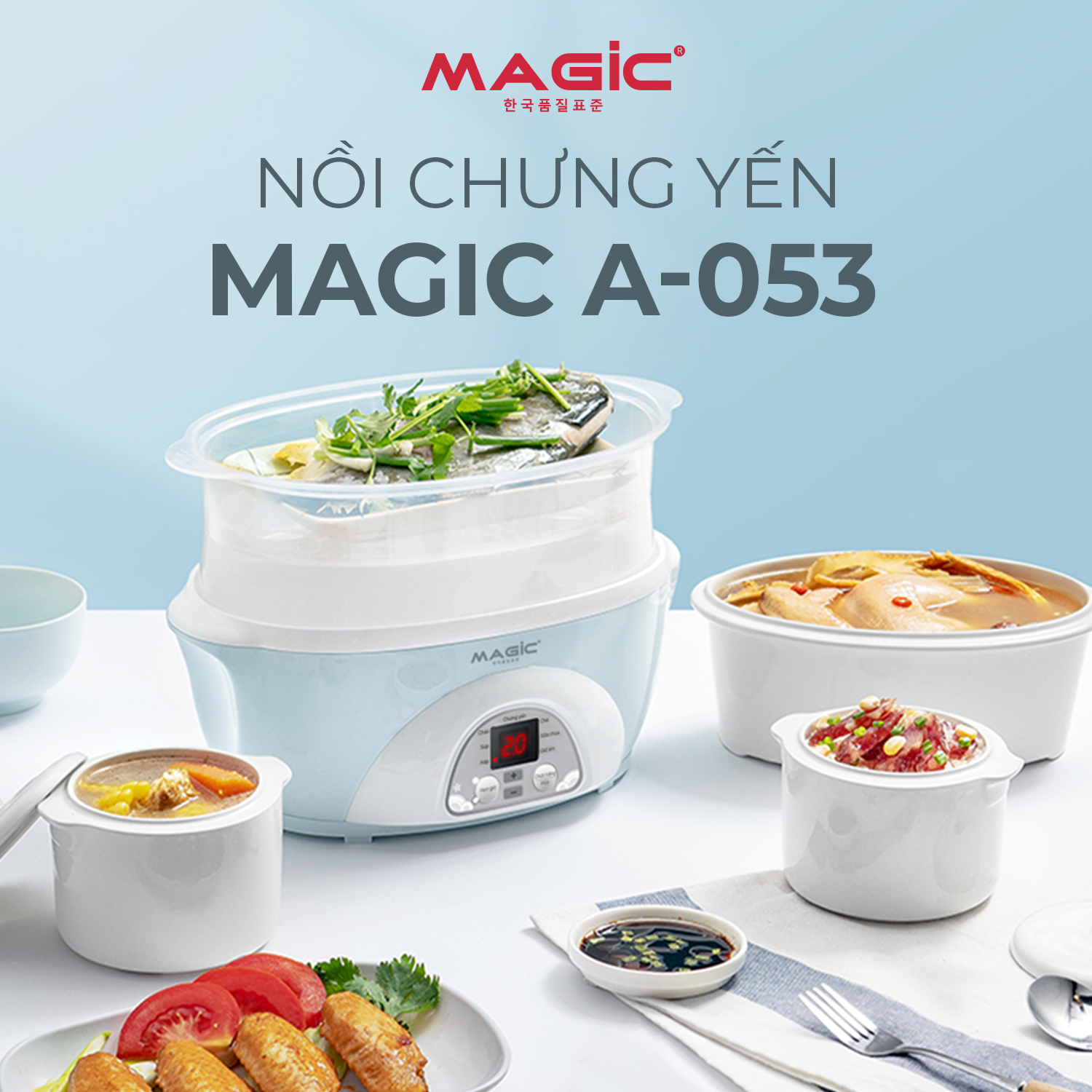 Nồi chưng yến Magic A-053