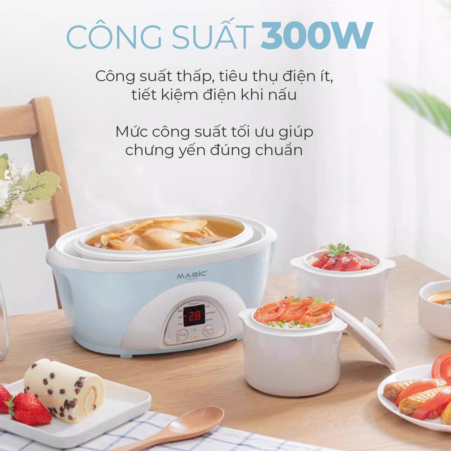 Nồi chưng yến Magic A-053