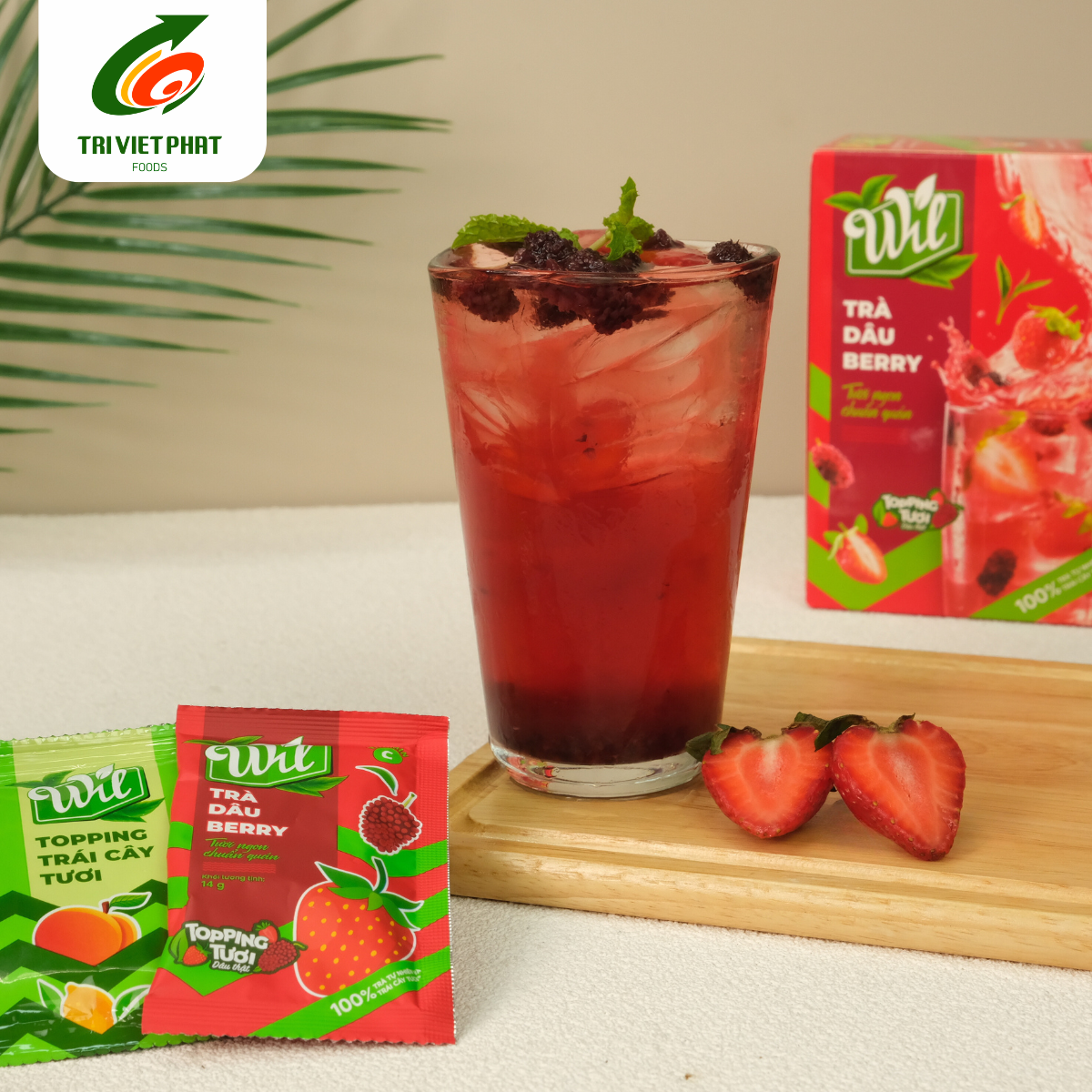 Trà dâu berry 140g