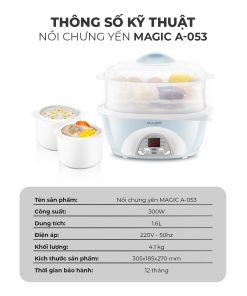 Nồi chưng yến Magic A-053
