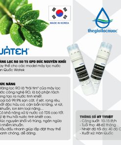Màng lọc RO Hàn Quốc 50/75 GPD đúc nguyên khối