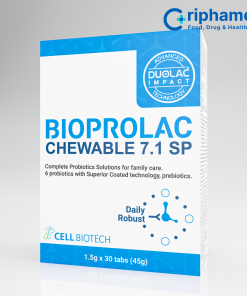 Viên nhai bổ sung lợi khuẩn Bioprolac chewable 7.1 SP (Hộp 30 viên)