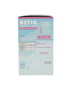 Hộp Snack Lợi Khuẩn Kefir Vị Nguyên Bản (5 gói)