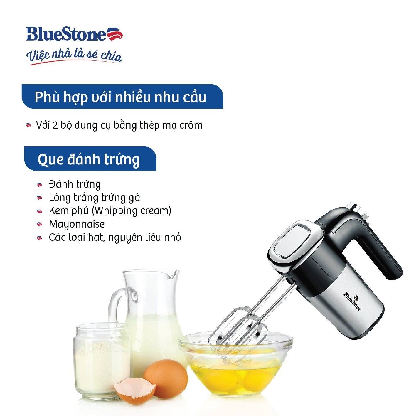Máy Đánh Trứng BlueStone HMB-6338 400W