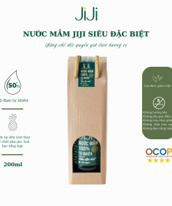 Nước mắm tự nhiên JI JI Siêu đặc biệt 50 đạm 200ml
