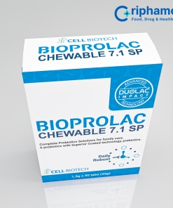 Viên nhai bổ sung lợi khuẩn Bioprolac chewable 7.1 SP (Hộp 30 viên)