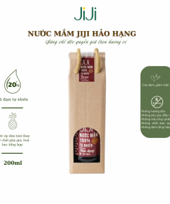 Nước mắm tự nhiên JI JI Hảo hạng 20 đạm 200ml