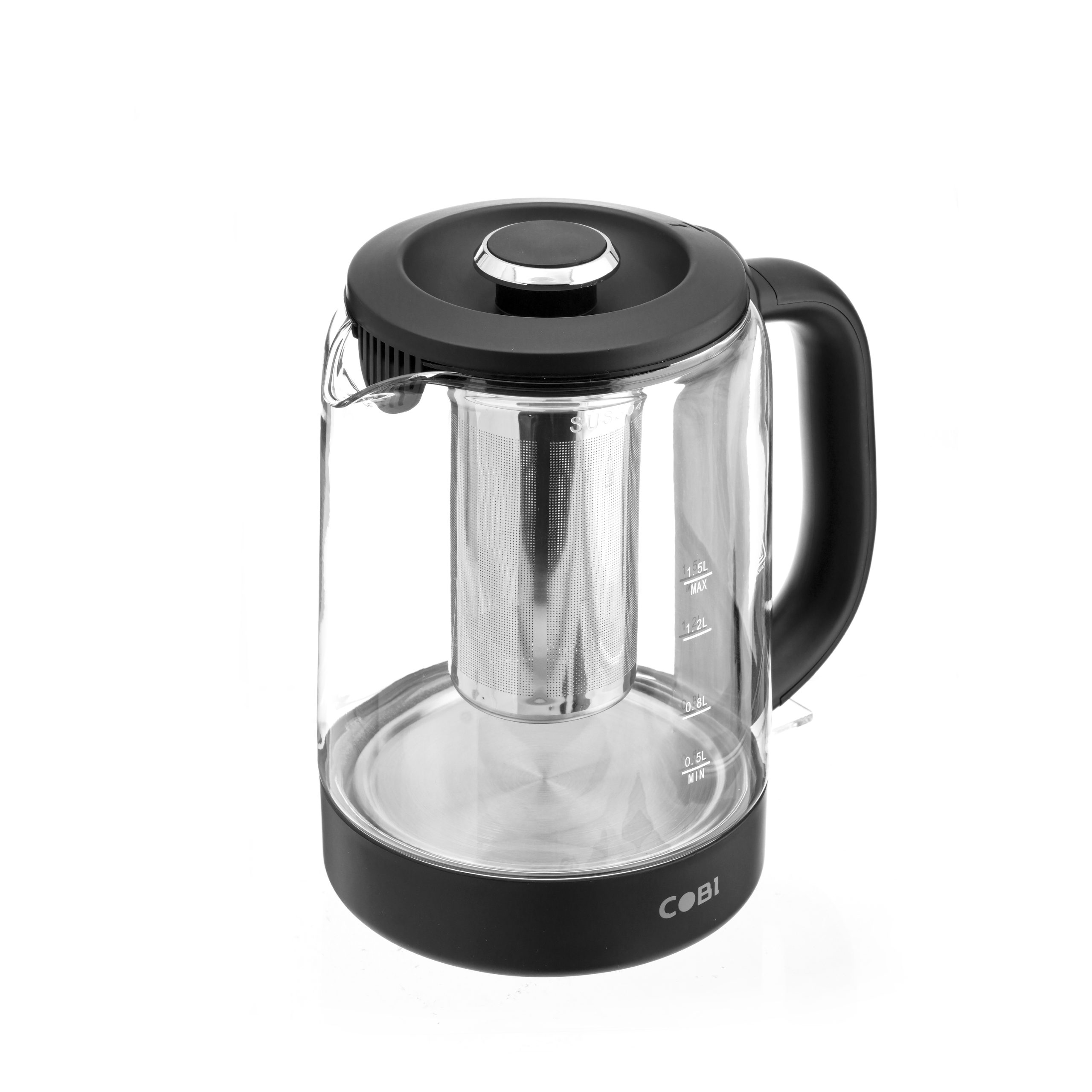 Bình đun nước điện thủy tinh COBI màu đen 1.5L_CB-GK-1601-B_341713