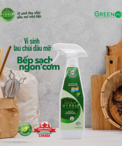 Bộ vi sinh lau chùi dầu mỡ Kitchen Kleen (01 Chai 500ml + 01 ống 5ml)