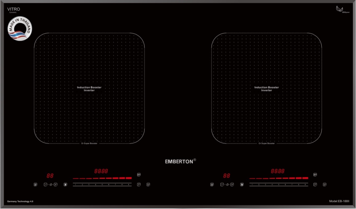 Bếp điện từ 2 vùng nấu EMBERTON EB 188II