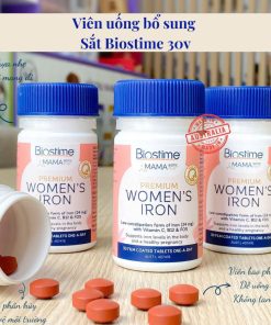 Viên uống bổ sung sắt hữu cơ Biostime Úc 30v