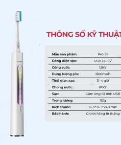 Bàn chải điện Magic Eco Pro-51 màu trắng