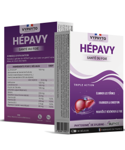 Thực phẩm bảo vệ sức khỏe HÉPAVY hỗ trợ giải độc gan (hộp 30 viên)