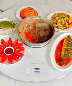 Bàn xoay hâm nóng đa năng bằng điện EB 1280W – 80cm