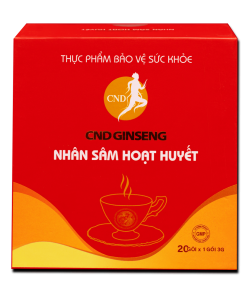 Sâm CND Ginseng Hoạt Huyết – Hỗ trợ tuần hoàn não, giảm đau đầu, chóng mặt (kèm túi)