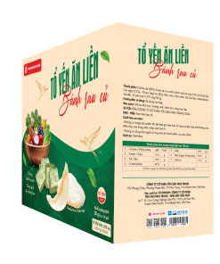 Tổ yến ăn liền – Bánh rau củ (Hộp 30 gói)