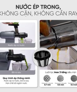 Máy ép chậm trục ngang Magic Eco AC-142