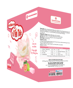 Sữa chua sấy khô có tổ yến thật – Vị ổi hồng (Hộp 30 gói)