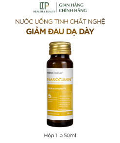 Dung dịch nghệ NatuComplex Nanocumin hỗ trợ giảm đau dạ dày (Hộp 1 lọ 50ml)