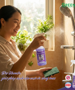 Sạch cặn canxi và sáng inox Bio KANATA (45ml tinh chất pha loãng được 500ml)