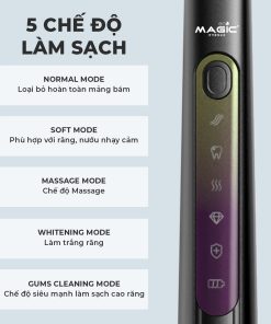 Bàn chải điện Magic Eco Pro-51 màu đen