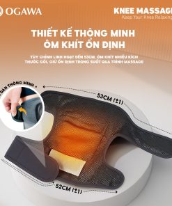 Massage đầu gối OF-1735, màu xám , hiệu Ogawa
