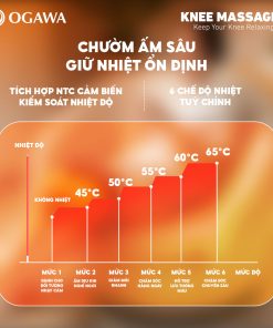 Massage đầu gối OF-1735, màu xám , hiệu Ogawa