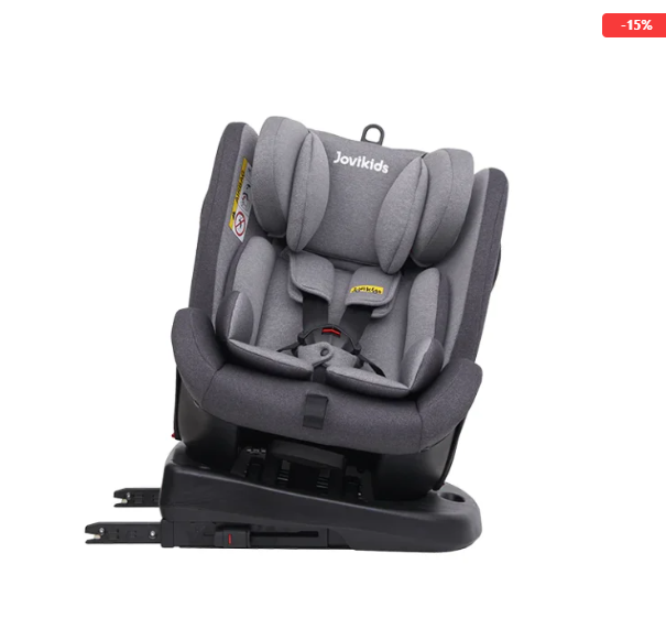 Ghế ô tô Jovikids ANGELA R44 dành cho trẻ em 40-150cm (màu Xám)