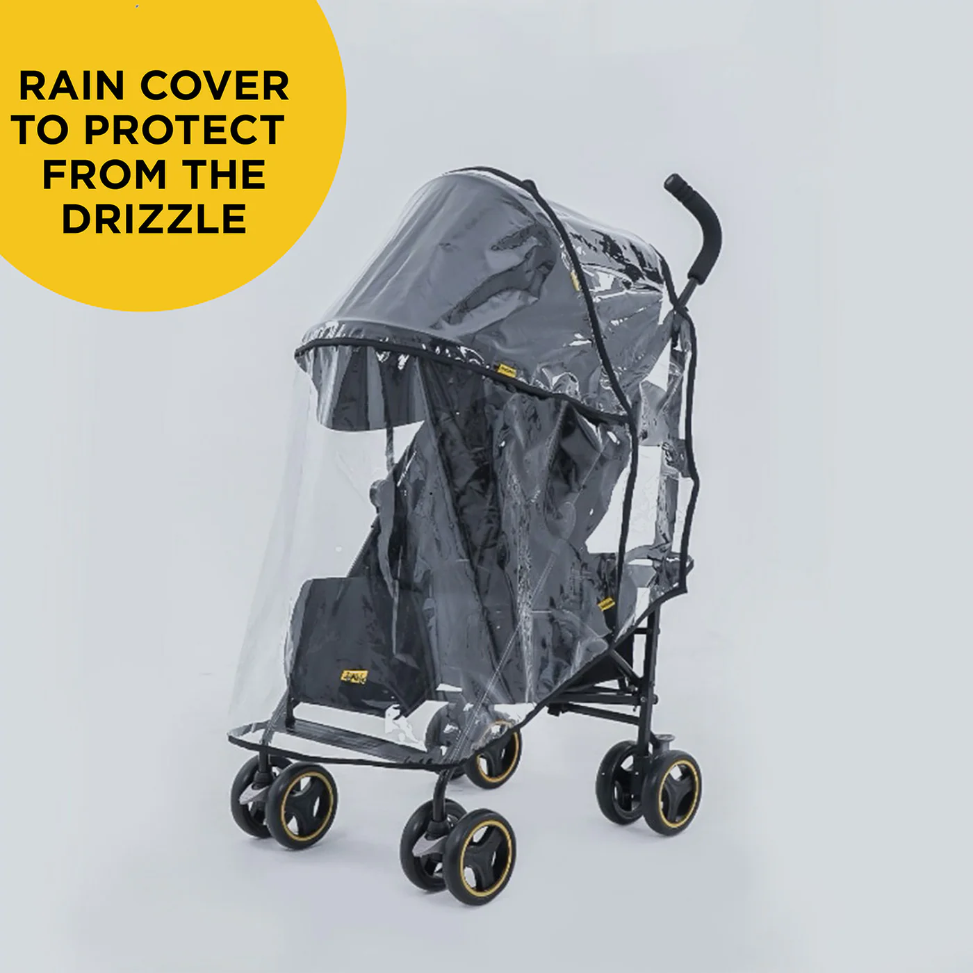 Xe đẩy Jovikids Ezra cho bé 0-6 tuổi, từ 0-22kg (màu đen)