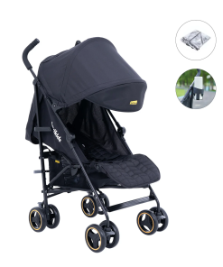 Xe đẩy Jovikids Ezra cho bé 0-6 tuổi, từ 0-22kg (màu đen)