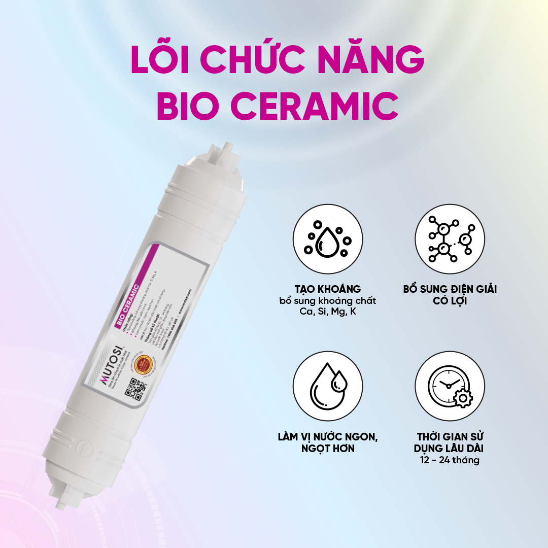 Trọn bộ 3 lõi lọc thô thường & 6 lõi chức năng MD-PROMAX
