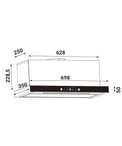 Hút mùi Âm KF-TL7735B BOST