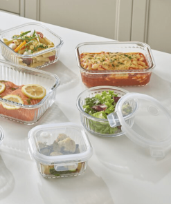 Hộp đựng thực phẩm thủy tinh Wavelock V 310ML_364363