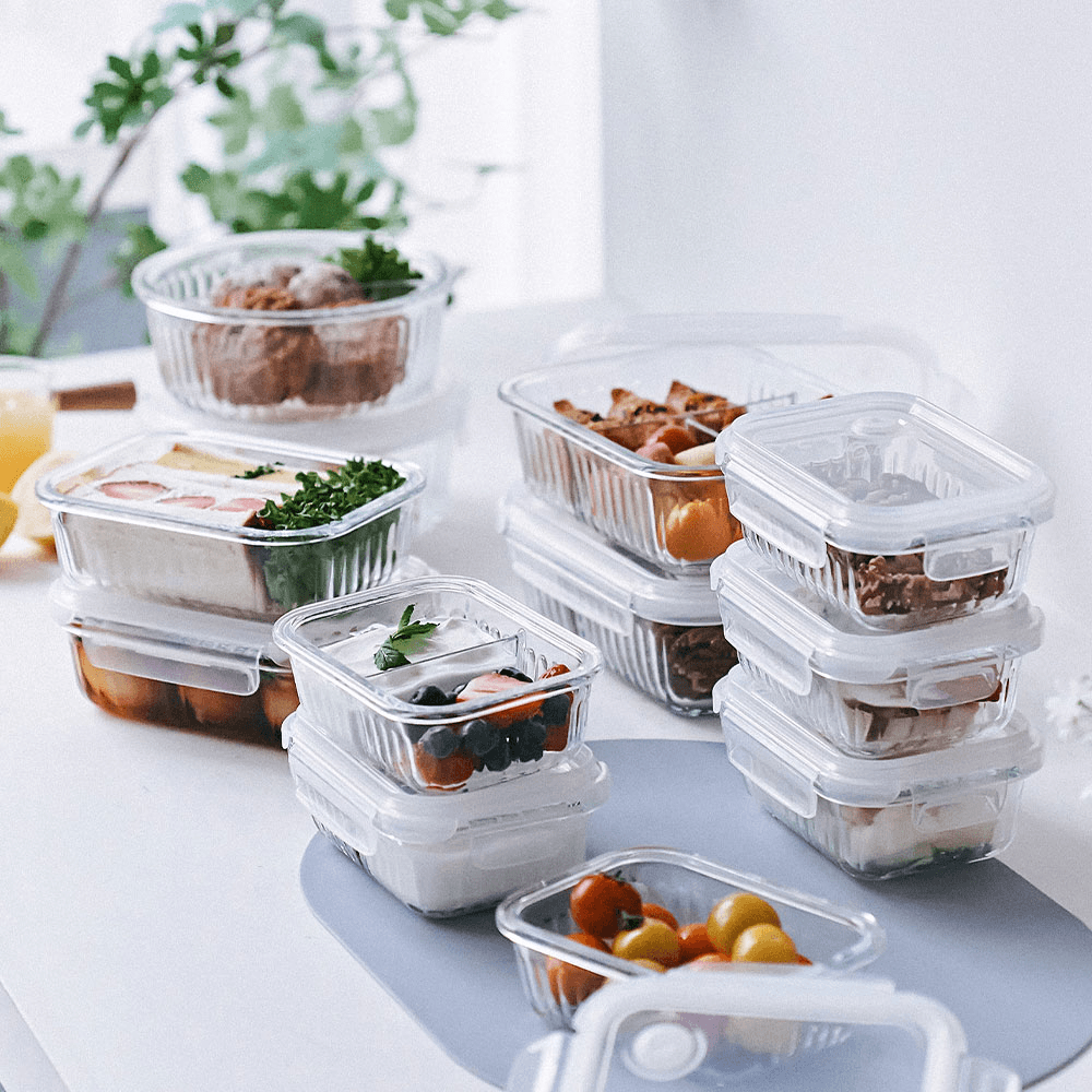 Hộp đựng thực phẩm thủy tinh Neoflam Wavelock V 1040ML_364361