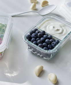 Hộp đựng thực phẩm thủy tinh 2 ngăn Neoflam Wavelock V 400ml_364369