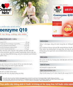 TPBVSK Coenzyme Q10 hỗ trợ sức khỏe tim mạch