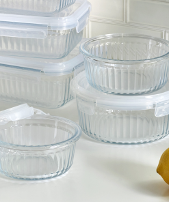 Hộp đựng thực phẩm thủy tinh Neoflam Wavelock V 370ML_364366