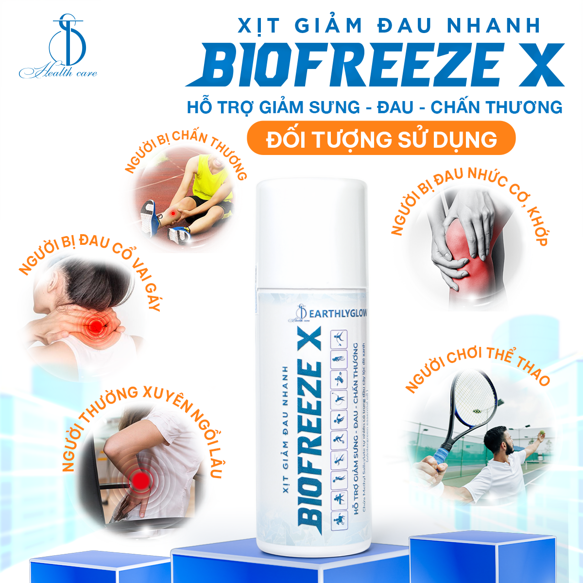 Xịt Giảm Đau Nhanh BIOFREEZE X – Chai 150ml