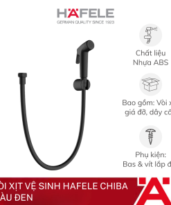 Vòi xịt vệ sinh Chiba Đen