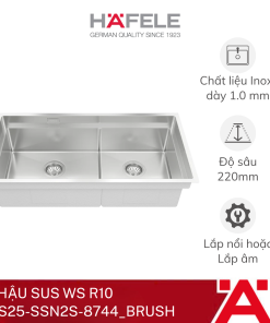 CHẬU SUS WS R10 HS25-SSN2S-8744_BRUSH