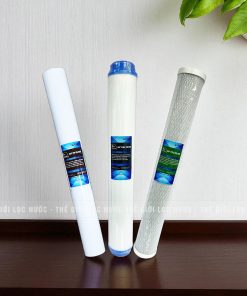 Combo 3 lõi lọc thô 1-2-3 kích thước 20 inch dùng cho máy lọc nước bán công nghiệp Watek