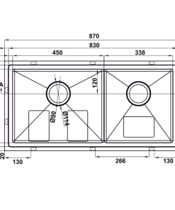 CHẬU SUS WS R10 HS25-SSN2S-8744_BRUSH