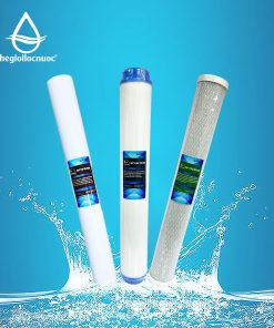 Combo 3 lõi lọc thô 1-2-3 kích thước 20 inch dùng cho máy lọc nước bán công nghiệp Watek