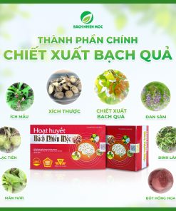 TPBVSK Hoạt Huyết Bách Nhiên Mộc hỗ trợ hoạt huyết, tăng tuần hoàn máu não ( Hộp 60 viên)