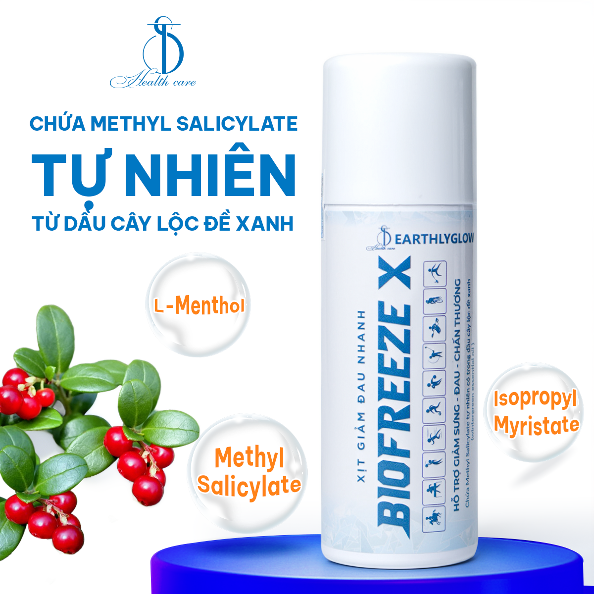 Xịt Giảm Đau Nhanh BIOFREEZE X – Chai 150ml
