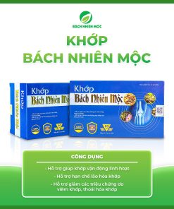 TPBVSK Khớp Bách Nhiên Mộc hỗ trợ giảm các triệu chứng do viêm khớp, thoái hóa khớp ( Hộp 30 viên)