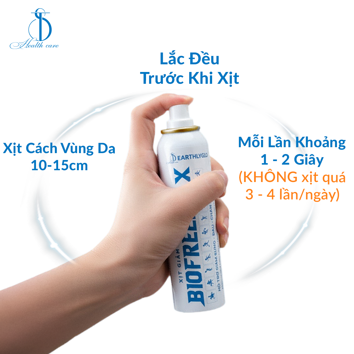 Xịt Giảm Đau Nhanh BIOFREEZE X – Chai 150ml