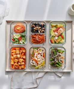 Hộp đựng thực phẩm thủy tinh 2 ngăn Wavelock V 630ML_364370