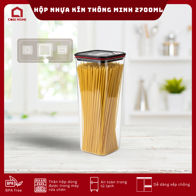 Hộp nhựa kín thông minh 2700ml_364376