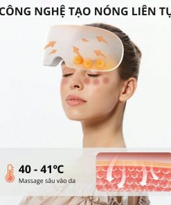 Máy massage mắt 16 đầu rung KACHI MK380 phun sương thư giãn